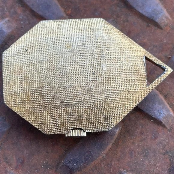 Vintage Sutton Watch Necklace Swiss Made Gold Tone Hand Winding Pocket Watch - Picture 10 of 11